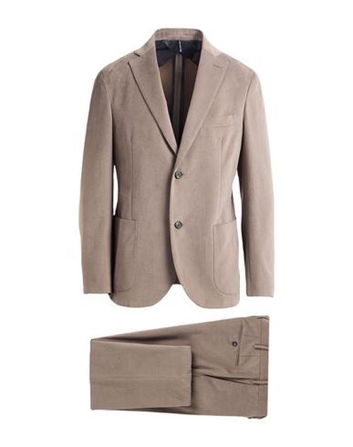 By Slowear Man Suit Taupe Size 36 Cotton