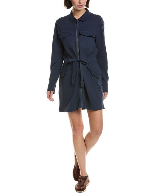 Front Zip Shirtdress