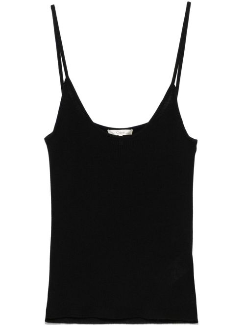 Wool tank top - Black