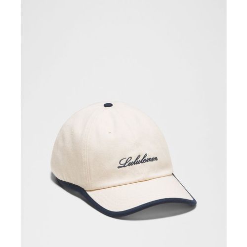 Lululemon – Classic Ball Cap Cotton Canvas – Color Navy Blue/White – Small/Mediu