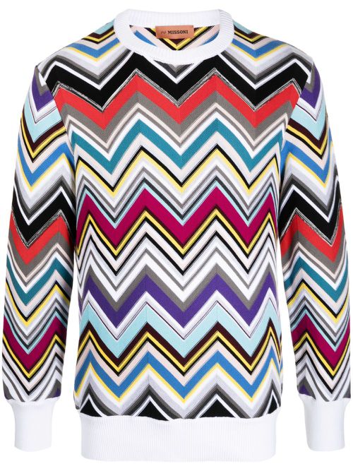 Zig-zag sweatshirt - Black