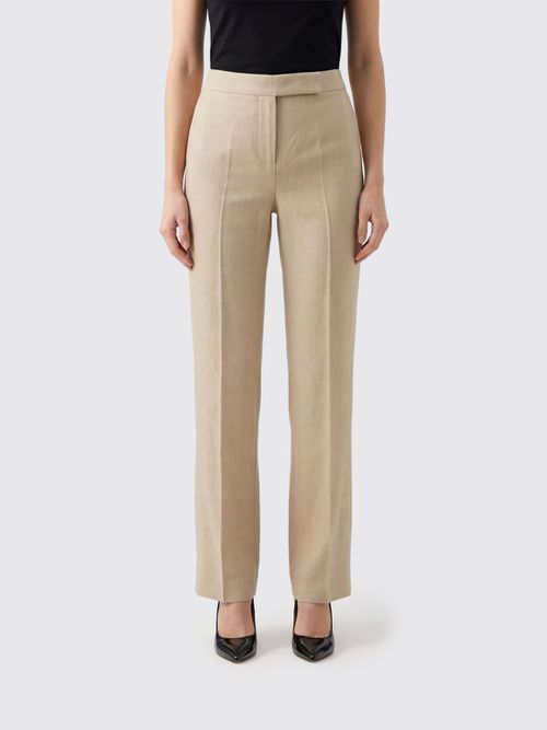 Pants Woman color Beige
