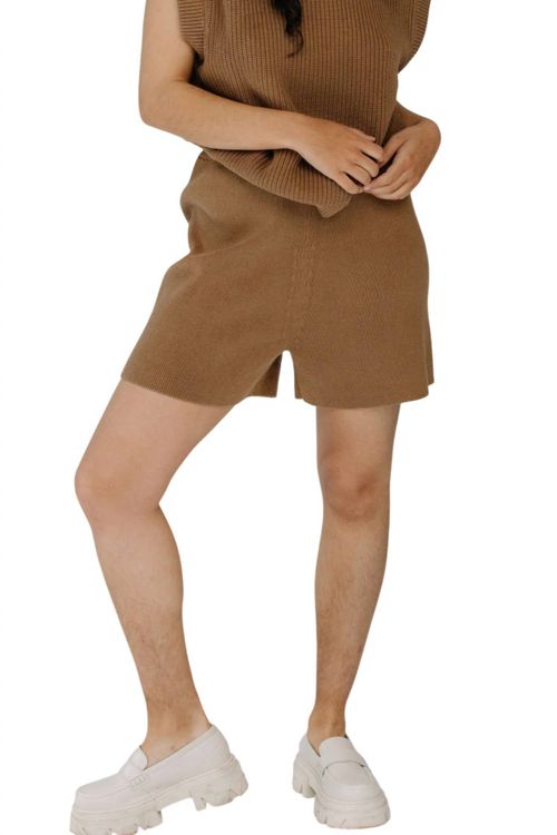 Lounge Shorts In Brown Sugar