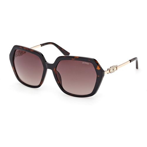 Guess Mujer Guess GU00267 52F Gafas de sol Inyectado la Habana Marrón Geométrico Norma