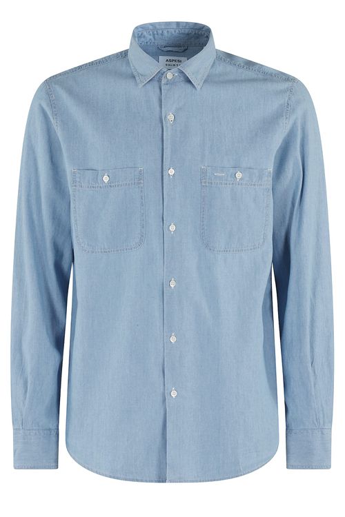 Denim Long-sleeved Shirt