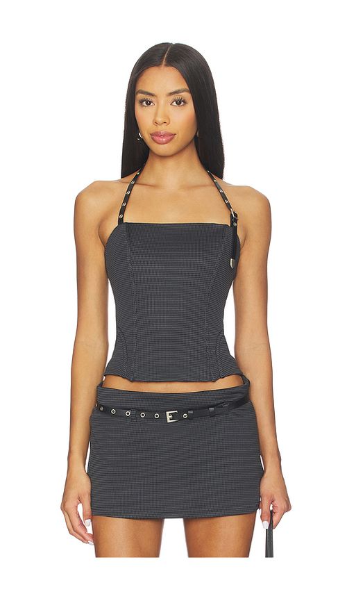 With Jean Iris Top in Black. - XS also in L, M