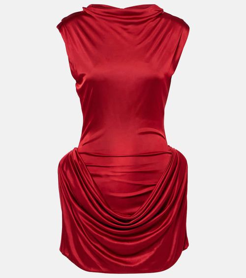 Draped minidress
