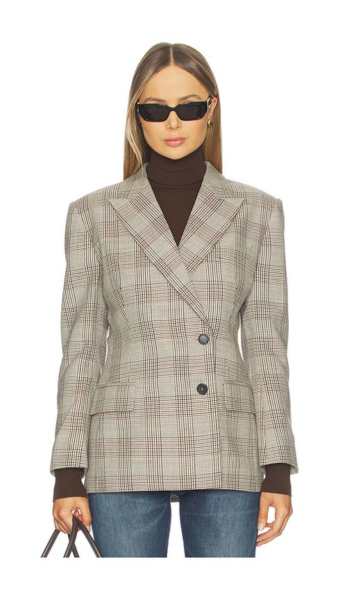 ANINE BING Aretha Blazer in Taupe. - L also in M