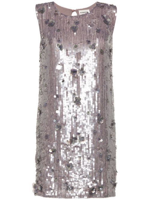 Glow mini dress - Grey