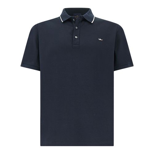 Polo shirt in Aqua Touch cotton, Man, Blue