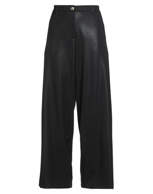 Woman Pants Black Size S Polyester, Viscose, Elastane