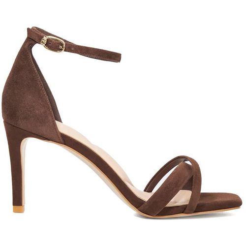 Dune London 'madrina' Suede Sandals In Brown