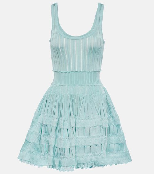 Alaïa Open-knit minidress