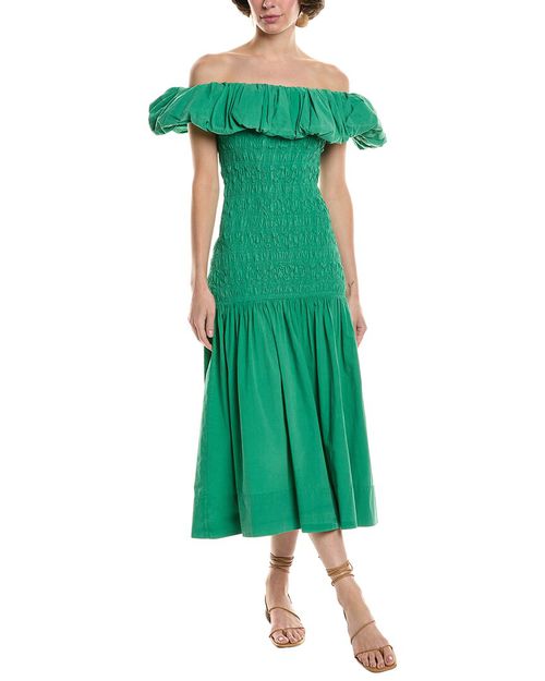 Juni Off-The-Shoulder Midi Dress