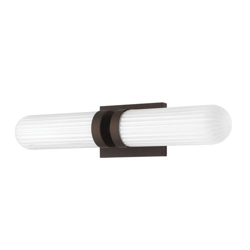 Matte Bronze Bathroom Vanity Light from the Beverly Glen Collection