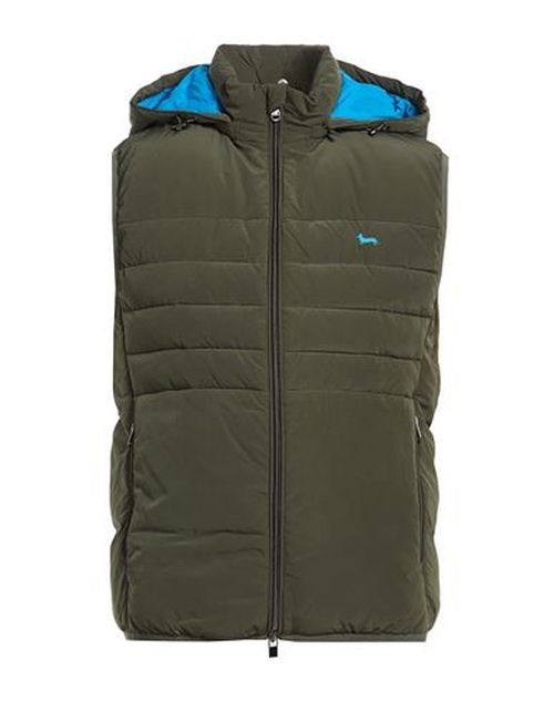 Man Vest Military green Size M Polyester, Polyamide