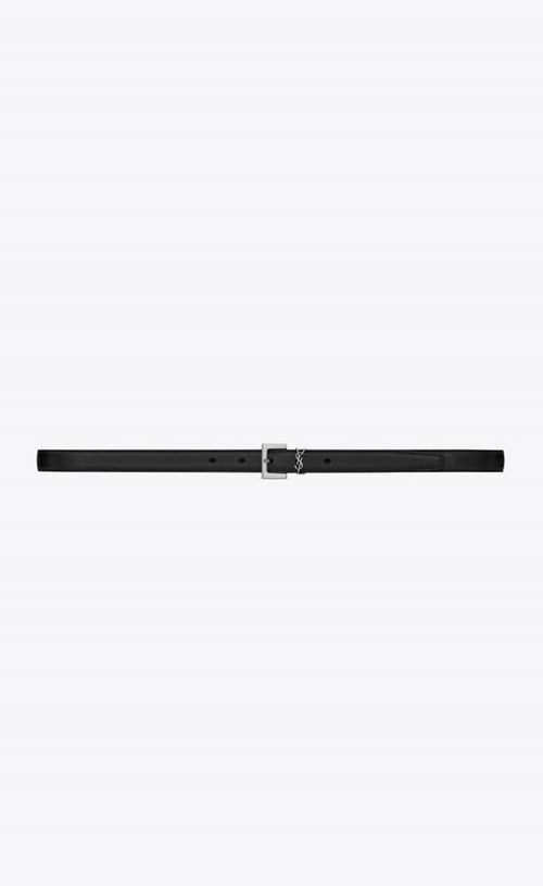 Monogram square-buckle belt