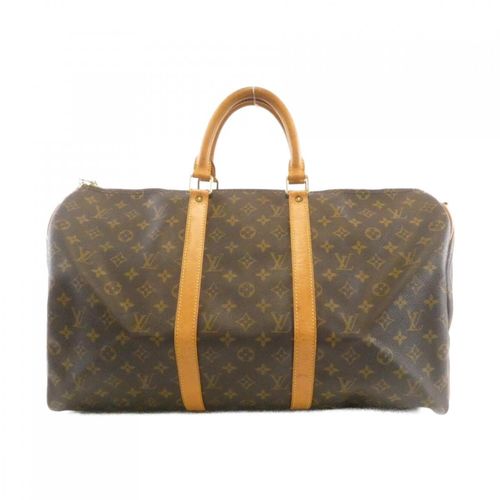 Louis Vuitton Marron Coated Canvas Boston Bag Pre-Owned