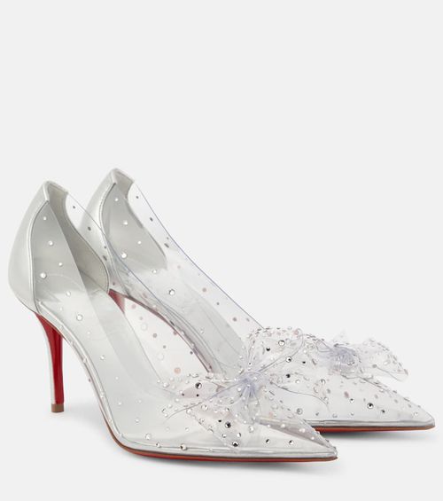 Jelly Strass 80 embellished PVC pumps