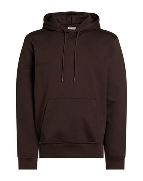 Man Sweatshirt Dark brown Size S Cotton, Polyester