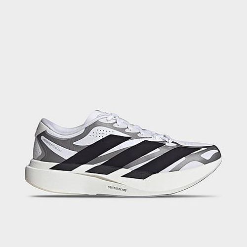 Men's Adizero EVO SL Exo Running Shoes in Cloud White/Core Black/Iron Metallic