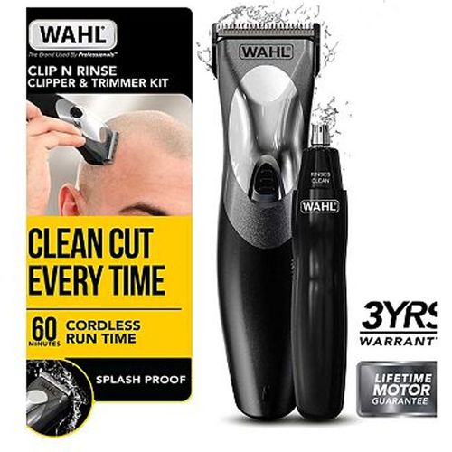 Wahl Clip and Rinse Rechargeable Hair Clipper with Personal Trimmer