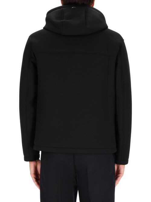 Hooded Zip-front Jacket