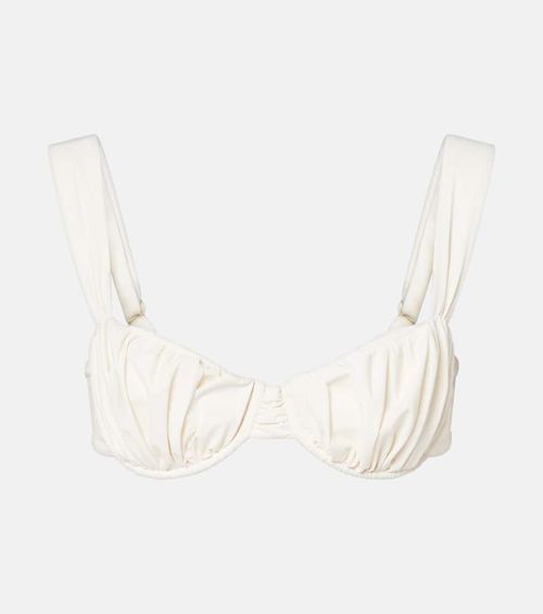 Faithfull Emily ruched bikini top