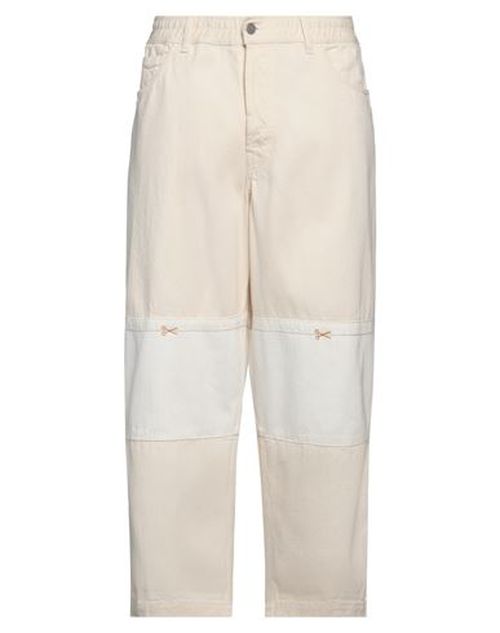 Man Jeans Ivory Size 32 Cotton