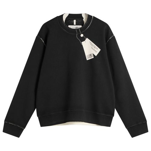 Men's Printed Tag Sweatshirt Off White