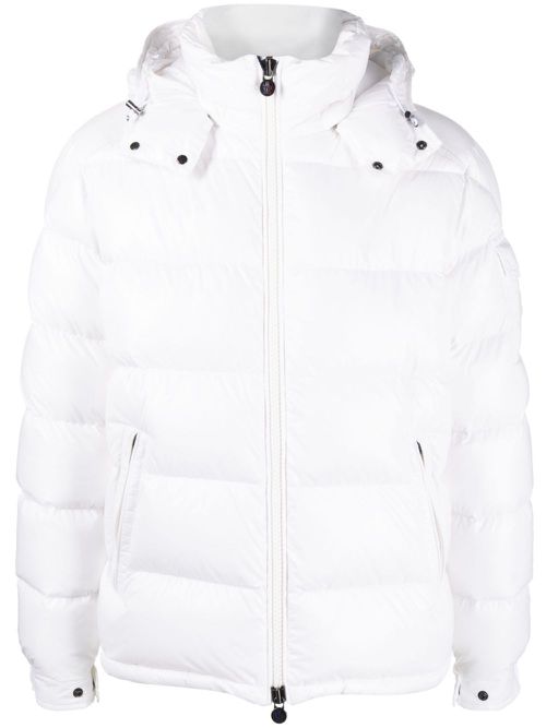 Maya hooded puffer jacket - White
