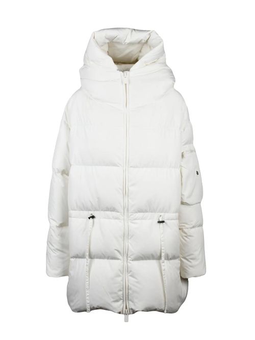 White Polyester Cloud 78 Down Jacket