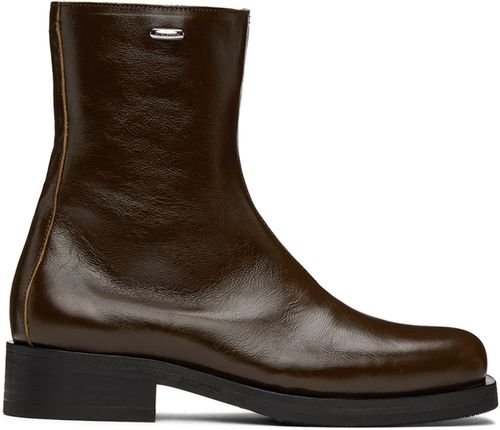 OUR LEGACY Brown Camion Boots