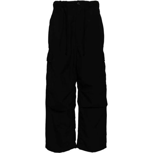 Comme des Garcons - Black Wool Blend Straight Leg Trousers - Größe M - schwarz