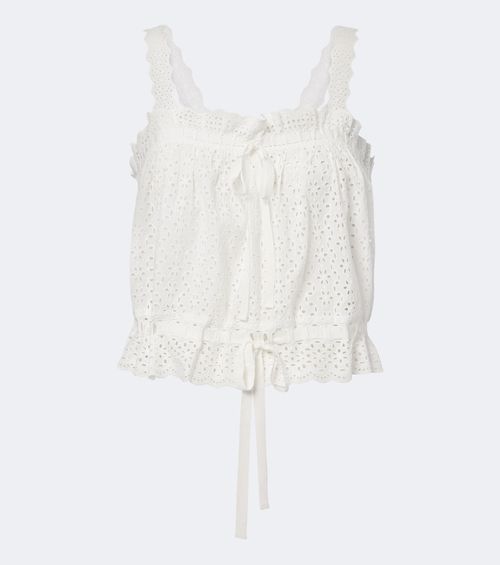 Isola broderie anglaise cotton top