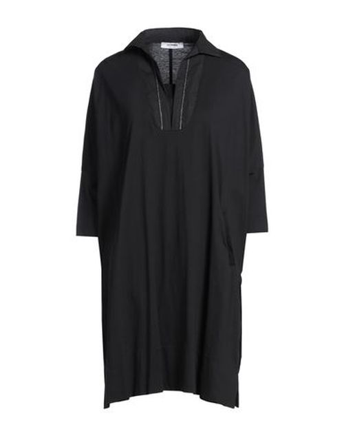 Woman Mini dress Black Size 4 Cotton