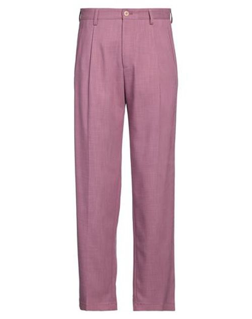 Man Pants Mauve Size 30 Viscose, Polyester, Elastane