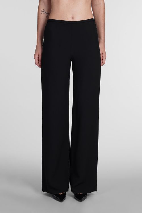 Pants In Black Viscose