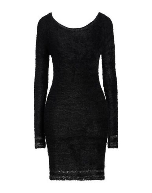 Actitude By Twinset Woman Mini dress Black Size XS Polyamide, Polyester, Metallic fiber