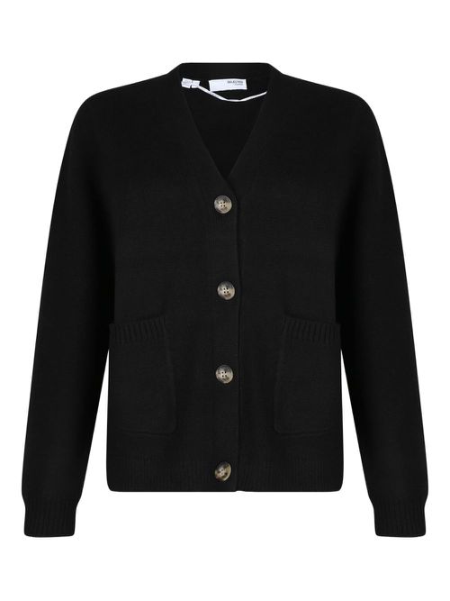 Selected Femme wool cardigan - Black
