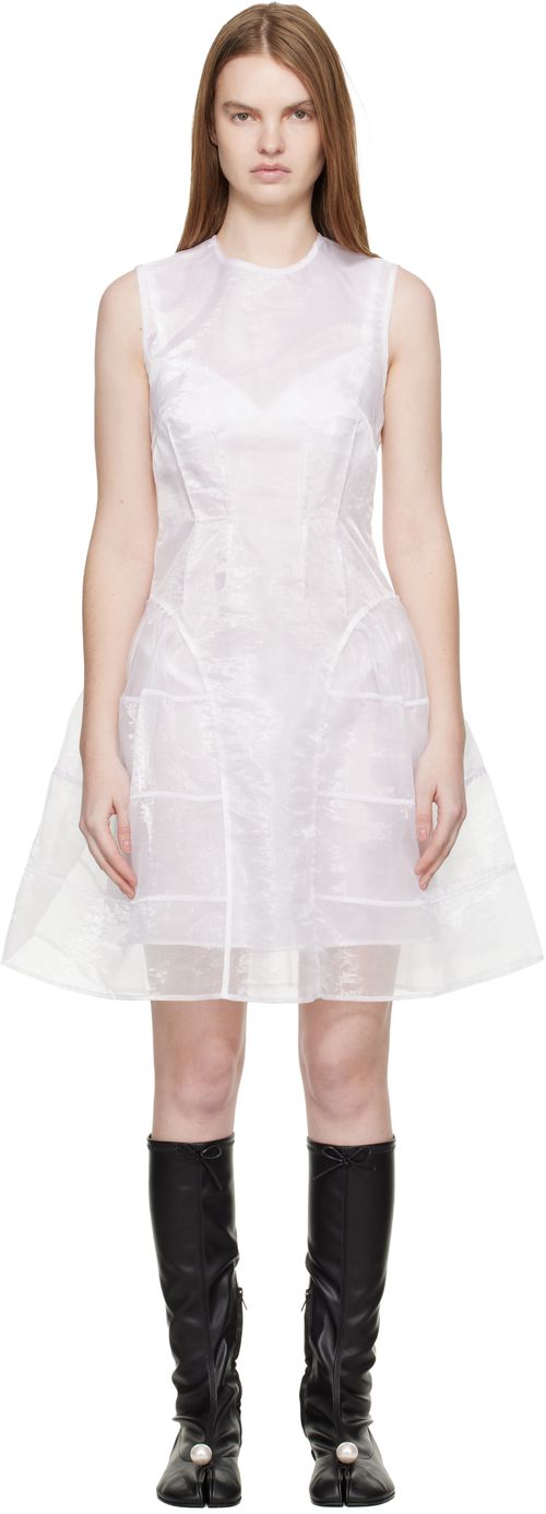 White CBclaudie Minidress