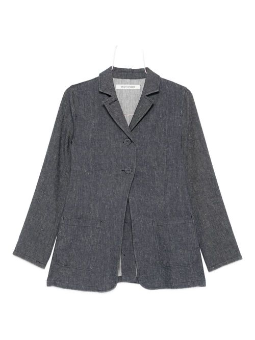 Robin button-fastening blazer - Blue