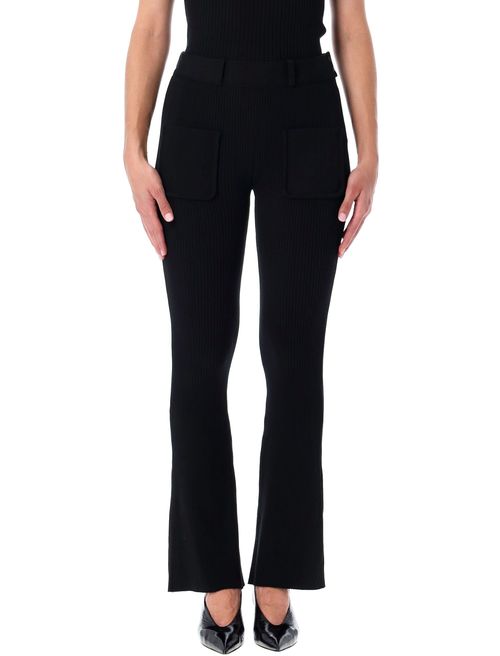 Courrèges Rib-knit Pants with Pockets
