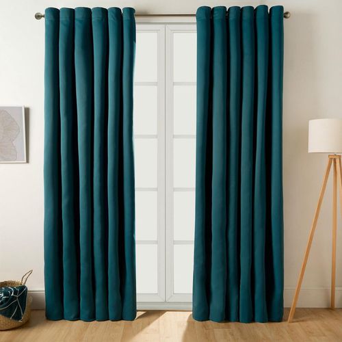 Pair of Thermal Ready Made Eyelet Blackout Curtains