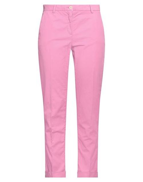 Woman Pants Pink Size 2 Cotton, Linen, Elastane