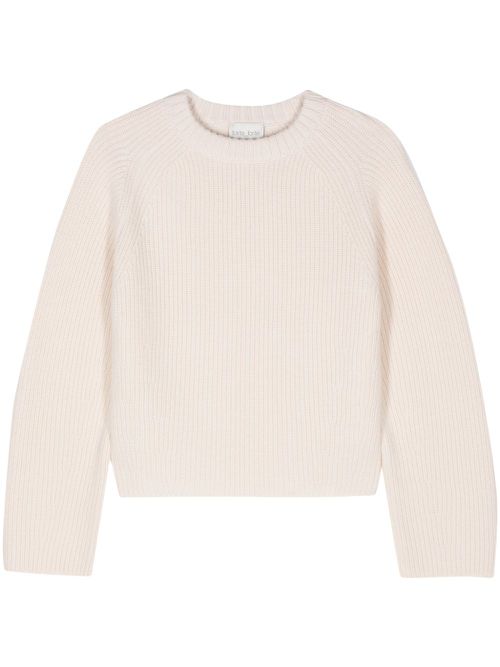 Chunky-knit jumper - White
