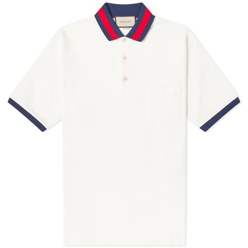 Men's GRG Collar Polo Shirt in Milk
