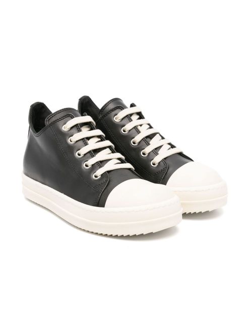 Rick Owens Kids leather sneakers - Black