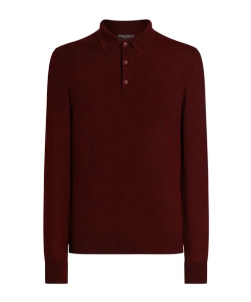 Long-sleeve polo shirt