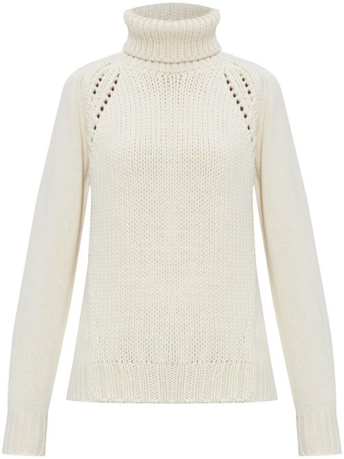 Roll-neck jumper - Neutrals